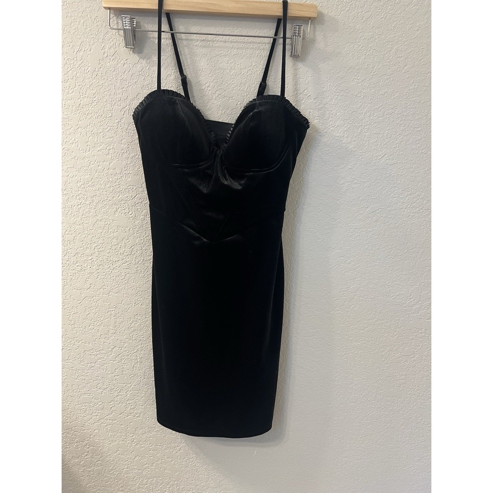 B. Darlin‎ Spaghetti Strap Velvet Corset Dress